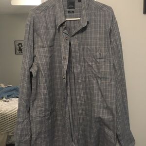 Arrow Blue and White Flannel